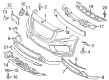 Diagram for Mercedes-Benz GLA45 AMG Bumper Cover - 156-880-04-40-9999