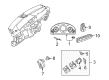 Diagram for Mercedes-Benz E350 Tachometer - 212-900-13-14-80