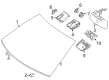 Diagram for Mercedes-Benz SL550 Car Mirror - 231-810-16-17-9051