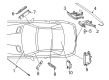 Diagram for Mercedes-Benz SL450 Antenna - 231-905-01-00