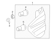 Diagram for Mercedes-Benz R63 AMG Tail Light - 251-820-18-64