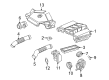 Diagram for Mercedes-Benz CLK55 AMG Engine Cover - 113-010-16-67
