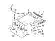 Diagram for Mercedes-Benz E320 Hood Release Cable - 211-880-01-59
