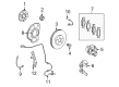 Diagram for Mercedes-Benz CL550 ABS Sensor - 221-905-77-00