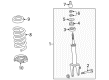Diagram for Mercedes-Benz eSprinter Control Arm Bolt - 910105-014020
