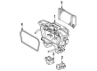 Diagram for Mercedes-Benz 190E Heater Control Valve - 000-830-57-84