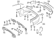 Diagram for Mercedes-Benz C250 Bumper Cover - 204-880-93-47-9999