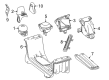 Diagram for Mercedes-Benz GL450 Engine Mount - 276-223-06-04