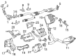 Diagram for Mercedes-Benz E300 Exhaust Pipe - 213-490-65-02