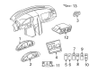 Diagram for Mercedes-Benz C280 Tachometer - 202-540-64-47-80