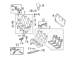 Diagram for Mercedes-Benz Sprinter 2500 Seat Cushion - 000-950-66-21-9G66