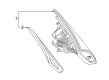 Diagram for Mercedes-Benz Back Up Light - 167-906-70-07