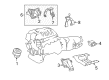 Diagram for Mercedes-Benz S350 Engine Mount - 221-242-26-01