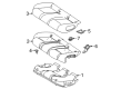 Diagram for Mercedes-Benz GLA45 AMG Seat Covers - 247-920-28-02-3F53