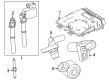 Diagram for Mercedes-Benz GLE450e Engine Control Module - 254-900-62-00-64