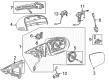 Diagram for Mercedes-Benz C450 AMG Car Mirror - 099-820-02-00