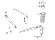 Diagram for Mercedes-Benz G500 Strut Housing - 005-326-76-00