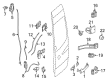 Diagram for Mercedes-Benz Sprinter 3500 Trunk Lid Latch - 906-740-13-35