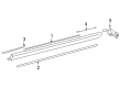 Diagram for Mercedes-Benz C230 Weather Strip - 203-698-05-98