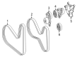 Diagram for Mercedes-Benz AMG GT 55 Drive Belt - 003-993-43-96