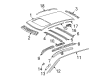 Diagram for Mercedes-Benz C320 Door Seal - 203-698-32-98