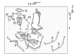 Diagram for Mercedes-Benz S550 Accelerator Pedal - 222-300-00-04