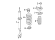 Diagram for Mercedes-Benz GLC43 AMG Strut Housing - 253-320-28-00