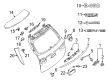 Diagram for Mercedes-Benz E63 AMG S Emblem - 213-817-14-01