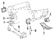 Diagram for Mercedes-Benz 300SD Engine Mount - 123-241-30-13-64