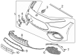 Diagram for Mercedes-Benz CLE300 Bumper - 236-880-31-00-9999
