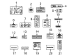 Diagram for Mercedes-Benz E63 AMG Emblem - 004-584-74-38