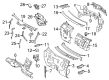 Diagram for Mercedes-Benz CL550 Air Duct - 221-830-07-44