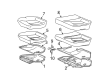 Diagram for Mercedes-Benz E550 Seat Cushion - 211-920-21-50