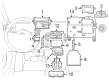 Diagram for Mercedes-Benz GLE450 SUV Ignition Lock Assembly - 167-900-94-23