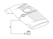 Diagram for Mercedes-Benz GLA250 Engine Cover - 270-010-82-03