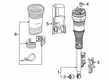 Diagram for Mercedes-Benz S450 Shock and Strut Boot - 222-323-30-00