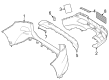 Diagram for Mercedes-Benz EQS 450+ SUV Bumper - 296-885-50-00-9999