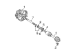 Diagram for Mercedes-Benz S500 Axle Shaft - 220-330-10-01