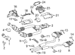 Diagram for Mercedes-Benz Exhaust Flange Gasket - 276-142-46-40