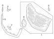 Diagram for Mercedes-Benz Sprinter 2500 Grille - 906-880-08-85-9B51