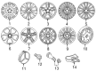 Diagram for Mercedes-Benz E63 AMG S Spare Wheel - 222-400-07-00
