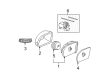 Diagram for Mercedes-Benz C280 Car Mirror - 203-810-71-76