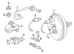 Diagram for Mercedes-Benz CLK320 Brake Booster Vacuum Hose - 202-430-17-29