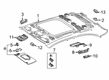 Diagram for Mercedes-Benz CLA250 Dome Light - 000-900-23-24-7H52