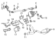 Diagram for Mercedes-Benz E300 Exhaust Pipe - 213-490-63-02