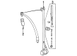 Diagram for Mercedes-Benz 300SD Seat Belt - 140-860-31-85-9A86