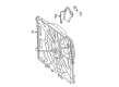 Diagram for Mercedes-Benz Fan Mounting Bracket - 176-501-00-35
