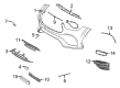 Diagram for Mercedes-Benz GLE63 AMG S SUV Bumper - 167-885-97-03-9999