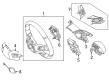 Diagram for Mercedes-Benz GLS580 Steering Wheel - 099-460-23-04-9E38