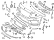 Diagram for Mercedes-Benz GLA45 AMG Bumper Cover - 156-880-34-40-9999